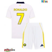Camiseta Al-Nassr Cristiano Ronaldo #7 Tercera Equipación para niños 2025-26 manga corta (+ pantalones cortos)